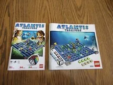 LEGO ATLANTIS TREASURE 3851 INSTRUCTIONS AND BUILD SHEET MANUAL