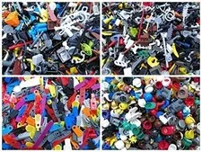Lot Of 20 Lego Minifigure Accessories Hats Weapons Tools Flippers Etc Brand New