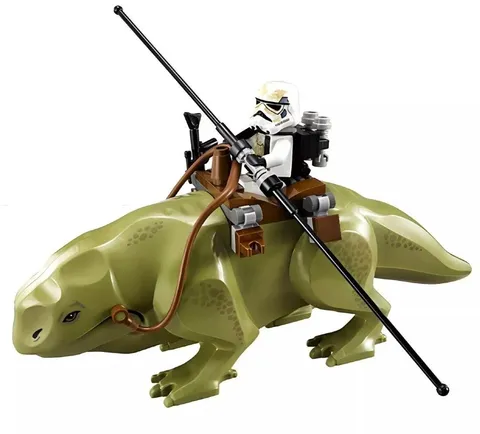 NEW Star Wars Dewback & Riding Sandtrooper Custom Lego Minifigure Set