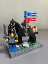 LEGO Knight Minifigure Castle Horse MOC Vintage Guard Crusader