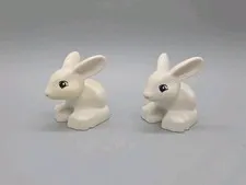 Lego Duplo Animal White Rabbit Bunny