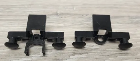 Lego Trains 4022 Black Train Buffer Beam Replacement Part Piece Lot Of 2