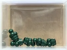 LEGO Parts - Dark Green Ice Cream Scoops - No 6254 - QTY 5
