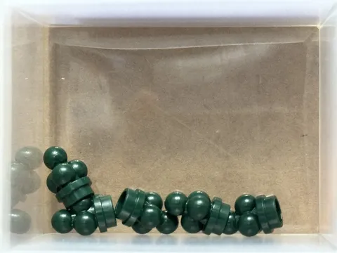 LEGO Parts - Dark Green Ice Cream Scoops - No 6254 - QTY 5