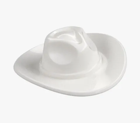LEGO White Cowboy Hat Minifigure Accessory Western Hat 13565 6564867 Head Cowgirl