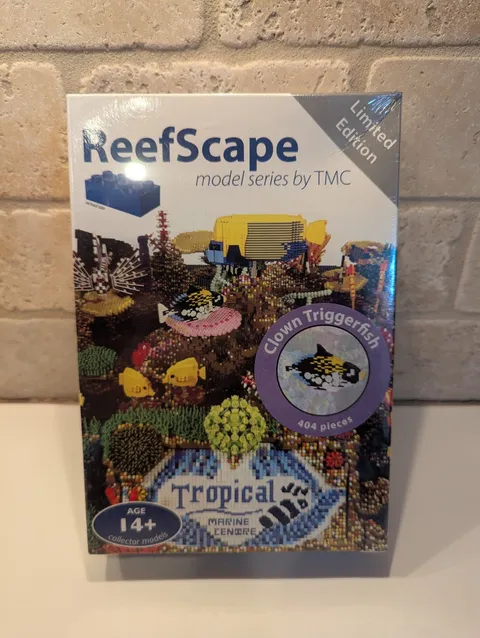 LEGO ReefScape Model Series by TMC Clown Triggerfish NEW Tropical Marine Center