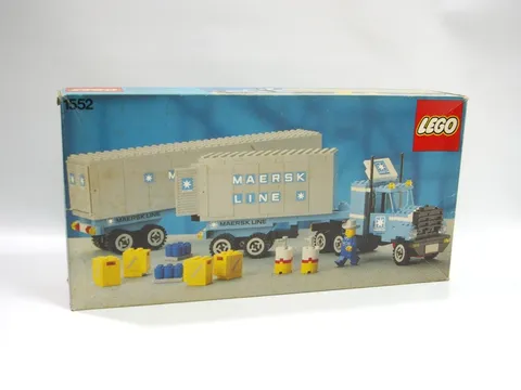 LEGO 1552 Maersk Line Container Truck 1985 Vintage Promo 433 pcs From Japan