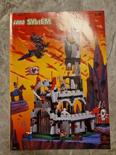Lego Building Instructions 6097 System Night Lord's Castle 