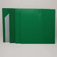 LEGO 10x10 Green Baseplate Set 32x32 Stud Road Path Building Plate 4pc