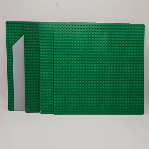 LEGO 10x10 Green Baseplate Set 32x32 Stud Road Path Building Plate 4pc