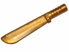 LEGO Minifigure Pearl Gold minifigure, Weapon Machete