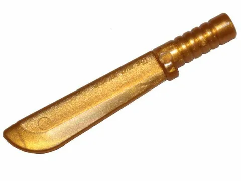 LEGO Minifigure Pearl Gold minifigure, Weapon Machete