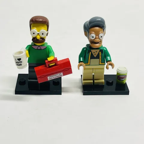 LEGO The Simpsons Series 1 Collectible Minifigures 71005  Apu + NED Flanders