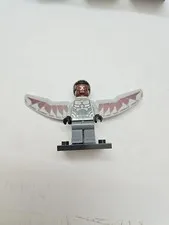 LEGO Super Heroes Falcon Light Bluish Gray Dark Red Wings SH0261 Minifigure