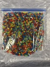 Lego 1x1 Round Plates Mixed Translucent 666gram approx 5500 pcs