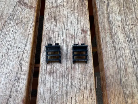 LEGO 2x ladder / staircase black ref 4175 train knights pirates space