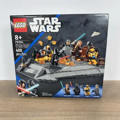 LEGO Star Wars 75334 Obi-Wan Kenobi vs. Darth Vader Set 408 pcs Box