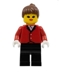 LEGO Town Minifigure Red Riding Jacket par014 6419