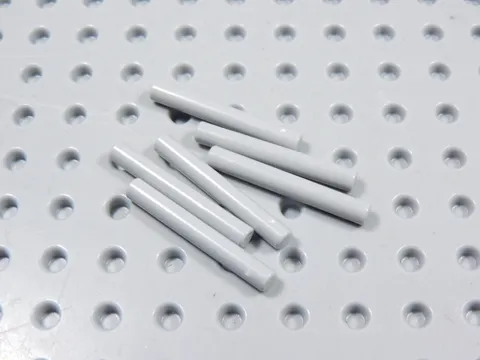 LEGO Lot of 6 Light Bluish Gray 3L Wands Blades Staffs Weapon Minifig BI