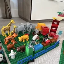 LEGO DUPLO Huge Bulk Lot. Bricks, Baseplates, Animals, Figures, Vehicles etc.