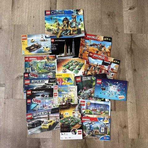 Lot LEGO  - INSTRUCTIONS ONLY manuals retired ninjago kingdoms Toy Story hobbit 
