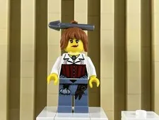 LEGO Minifigure Ann Lee Complete Monster Hunters Fighters Good Condition