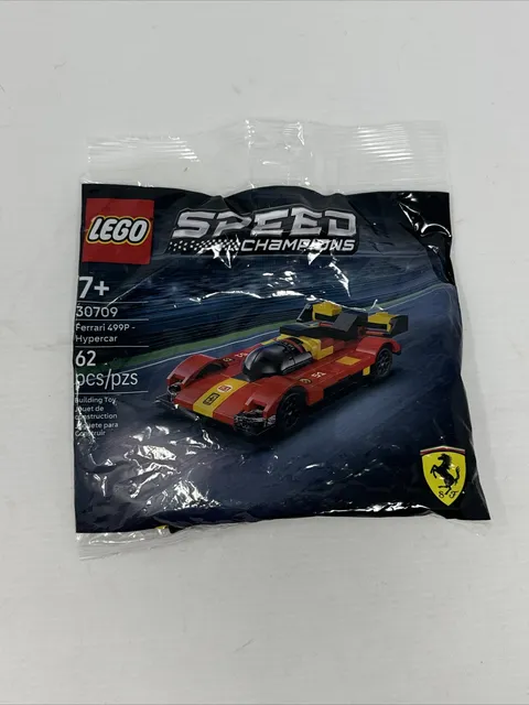 New LEGO 30709 Speed Champions Ferrari 499P Building Toy 62 Pieces