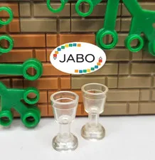 (S12 / 1 / 8) LEGO 2343 Utensil Goblet Chalice Trans-Clear