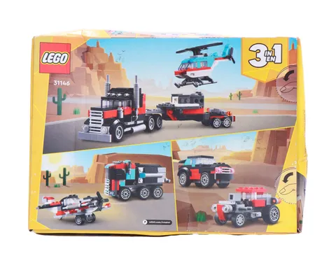 LEGO Creator 3 in 1 Flatbed Truck Helicopter 31146