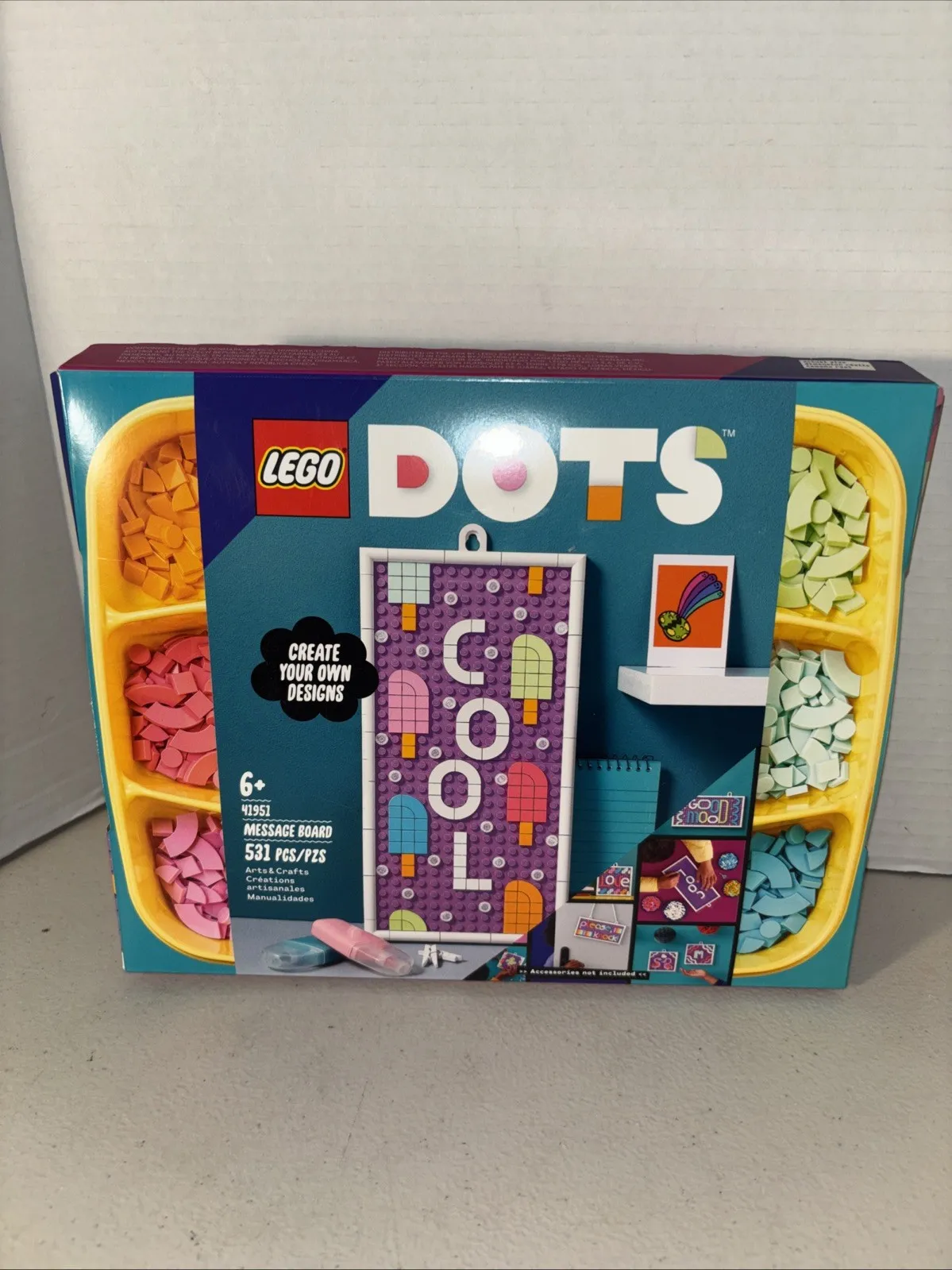 LEGO DOTS Message Board 41951 Create Your Own Design Retired Set NEW SEALED