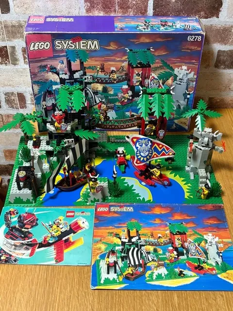 LEGO System Pirates Enchanted Island 6278 In 1994 Used With Manual & Box As Is
