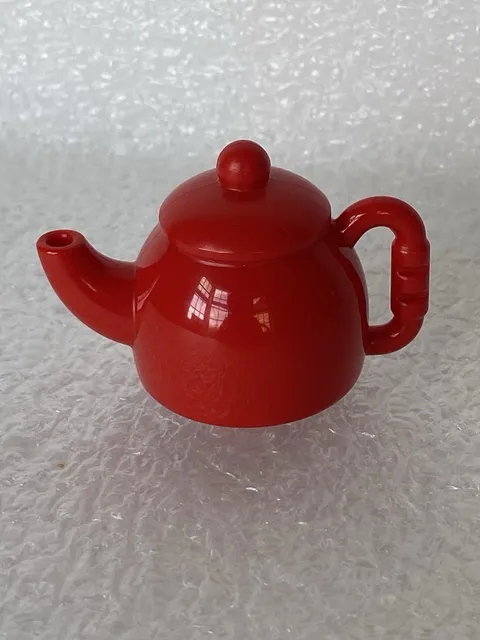 LEGO DUPLO Kitchen Red Teapot House Accessory Replacement Piece