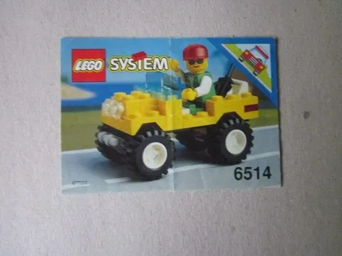 Lego System 6514 Building Instructions Instruction 