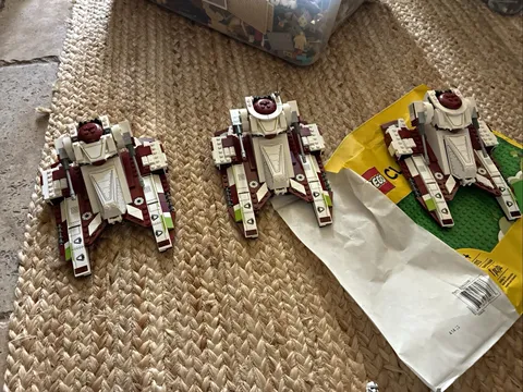 LEGO Star Wars Style Vehicles & Ships Build Lot, Multicolor Plastic, Polybag