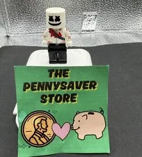 LEGO MARSHMELLO MINIFIG white suit electro disco dj edm electronica daft punk