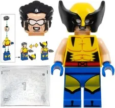 LEGO Wolverine minifigure (NEW/NEVER BUILT) X-Men 76281 X-Jet 76294 X-Mansion 97