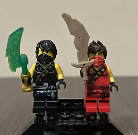 LEGO Ninjago Kai & Cole Tournament Robe of Elements Minifigure njo0117 njo0114