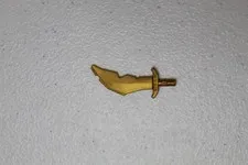 LEGO Pearl Gold Minifigure Orc Scimitar Sword
