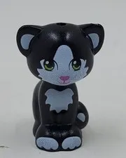 SMC2 LEGO Mini figure Tuxedo Cat Black FELIX Lucifer Elves Pet Friends Kitten