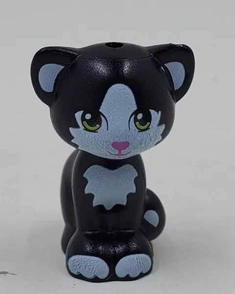 SMC2 LEGO Mini figure Tuxedo Cat Black FELIX Lucifer Elves Pet Friends Kitten