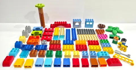 LEGO DUPLO Mixed Lot Bricks Figures Baseplates Specialty & More! + BONUSES