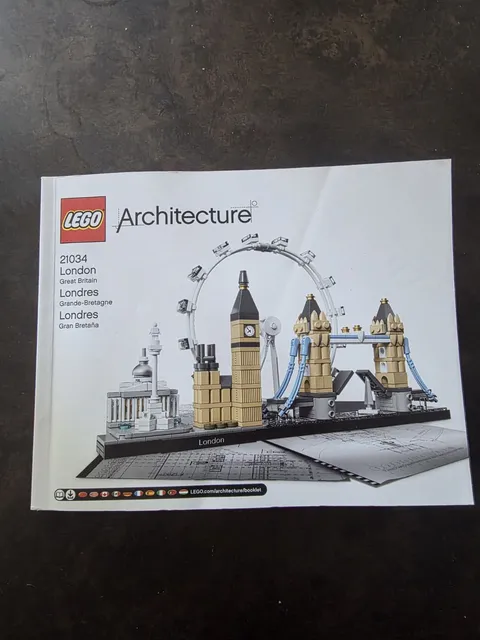 Lego LONDON 21034 Architecture INSTRUCTION Manual Booklet ONLY No Bricks