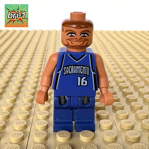 LEGO Sports NBA Basketball: Predrag Stojakovic, nba020, 3566 SACRAMENTO 16, 2003