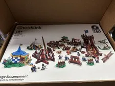 Lego Bricklink 910045 Siege Encampment 2598pc Set New & Sealed