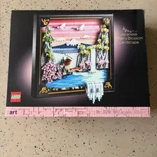 LEGO Art Japanese Cherry Blossom Landscape Building Set 31218 SEALED