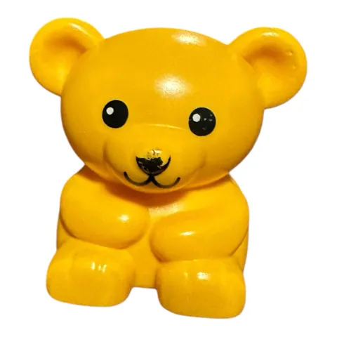 Lego Animal Safari Zoo Duplo BEAR Toy Replacement Piece Yellow Honey Teddy 11382