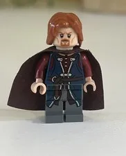 LEGO Lord of the Rings Boromir Minifigure lor014 Mines of Moria 9473 LOTR