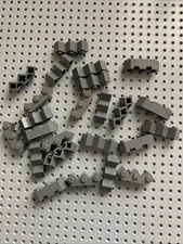 Lego Dark Bluish Gray Brick, Modified Facet 3 x 3 part 2462 lot of 24  pieces