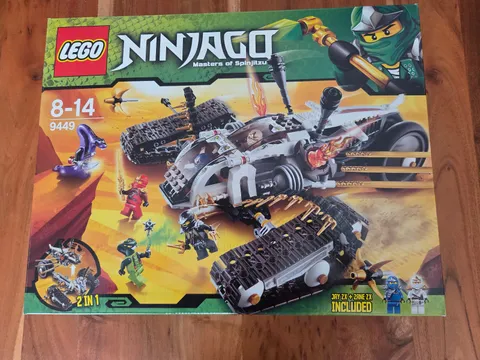LEGO NINJAGO: Ultra Sonic Raider (9449) - new sealed retired