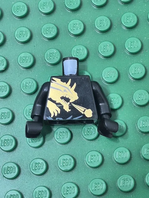 Authentic Lego Ninjago Cole DX Torso ONLY Piece Part Incomplete Minifigure 